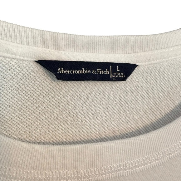 Abercrombie & Fitch Retro Vibe Y2K Cropped Rainbow Terry Sweatshirt Size‎ L - Picture 6 of 11